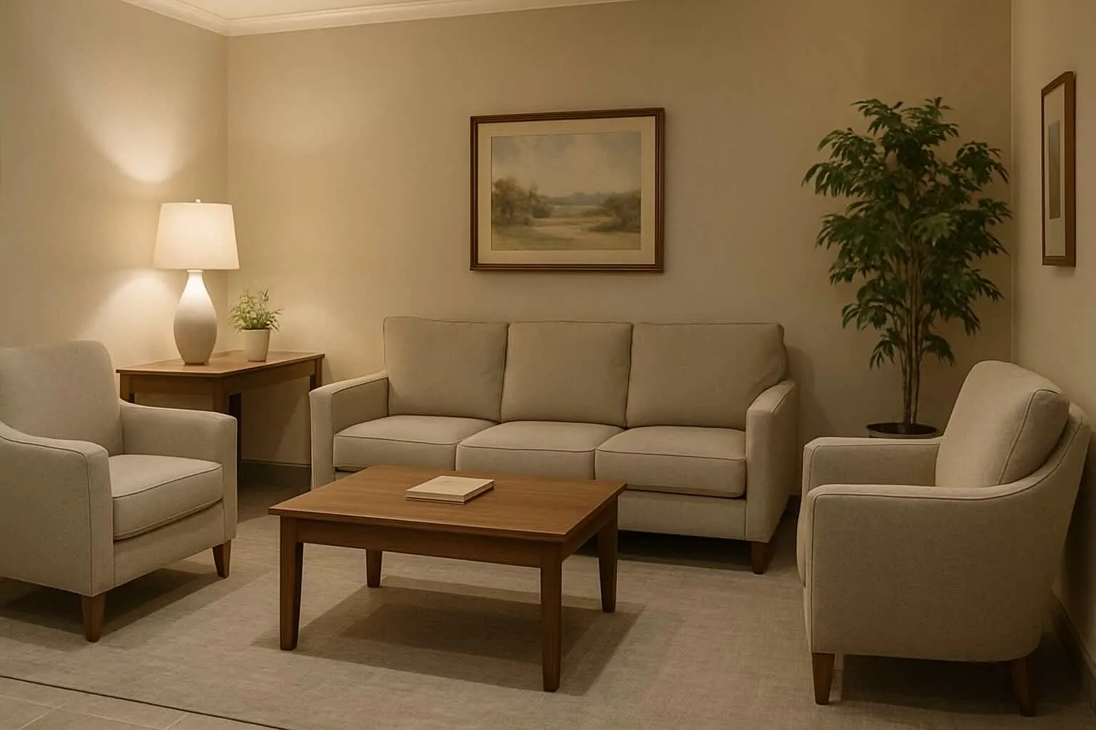 Funeral Home Reception Area Design