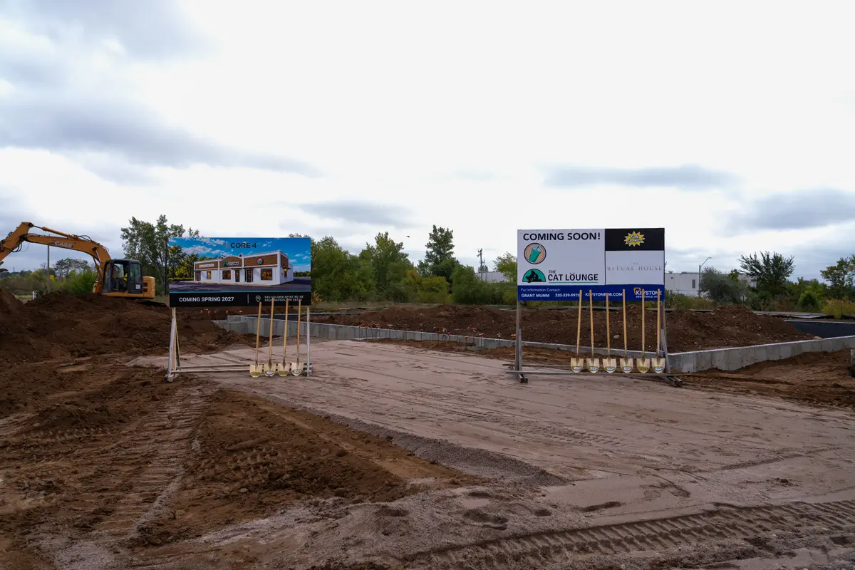 The Core 4 site in Sauk Rapids before construction