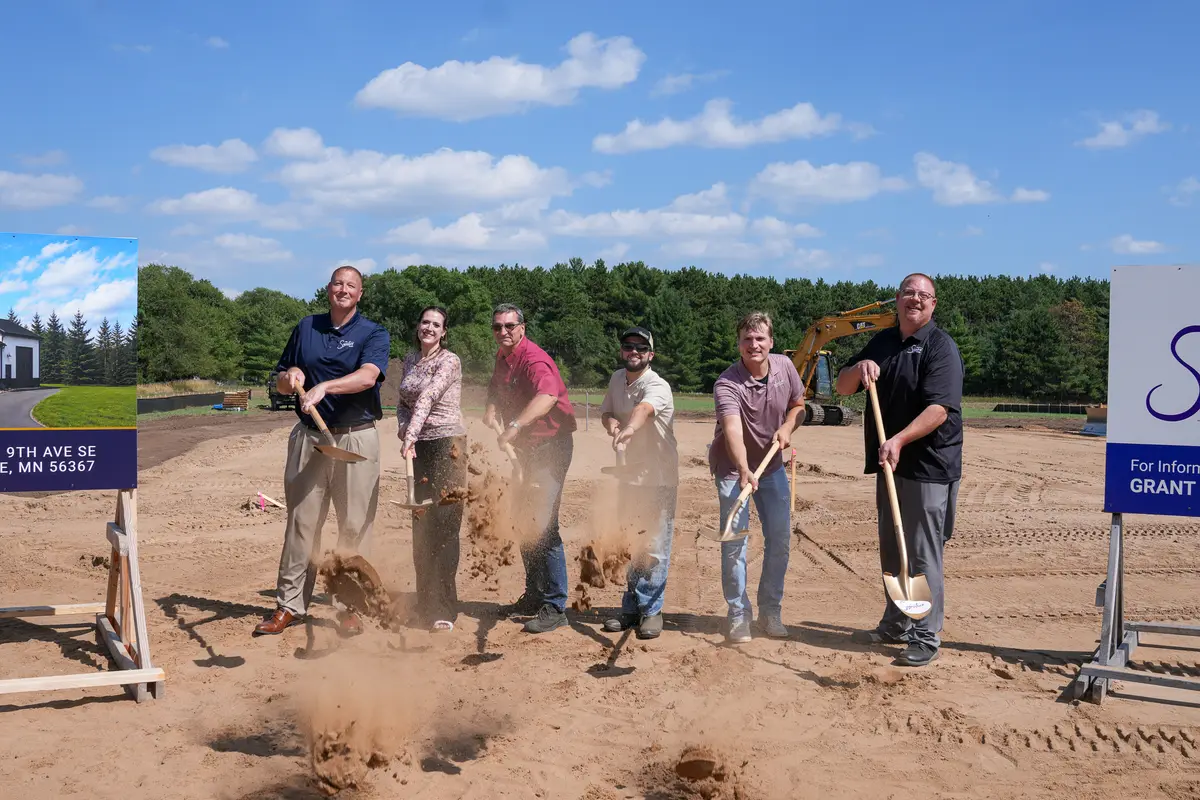 Turning dirt at the MN Signature Care groundbreaking